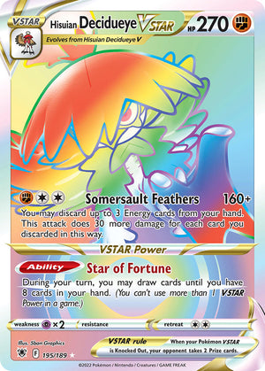 #195 Hisuian Decidueye VSTAR