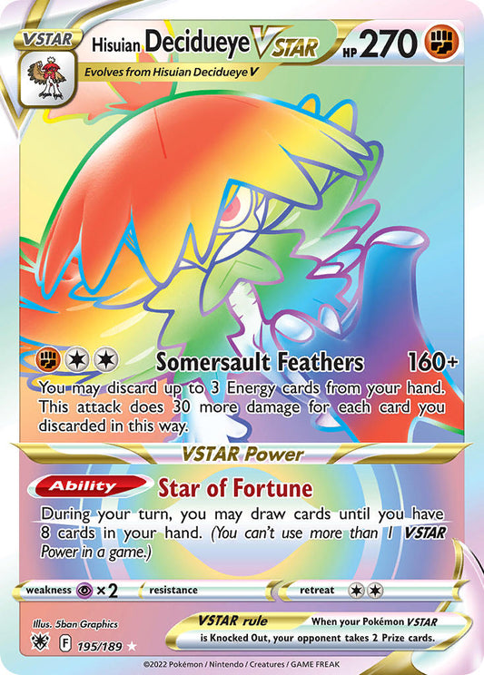 #195 Hisuian Decidueye VSTAR