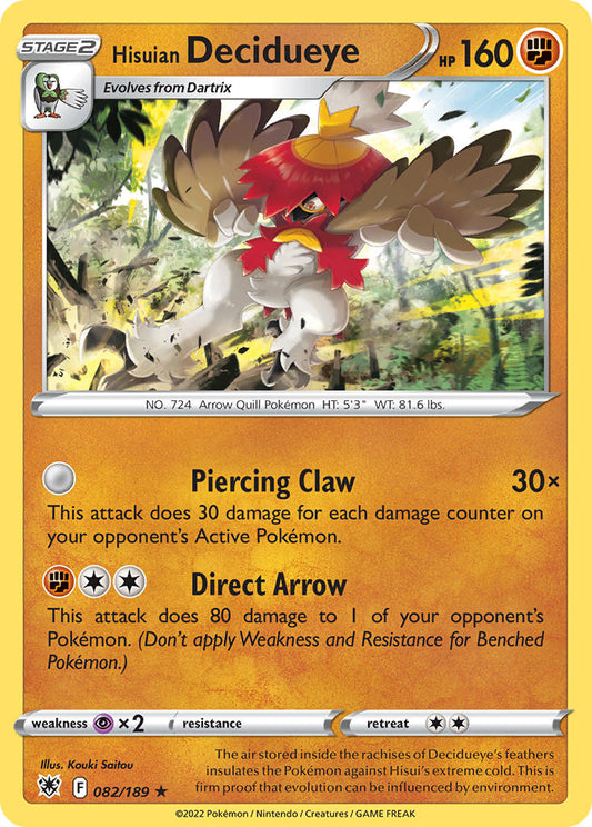 #082 Hisuian Decidueye