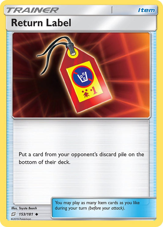 #153 Return Label