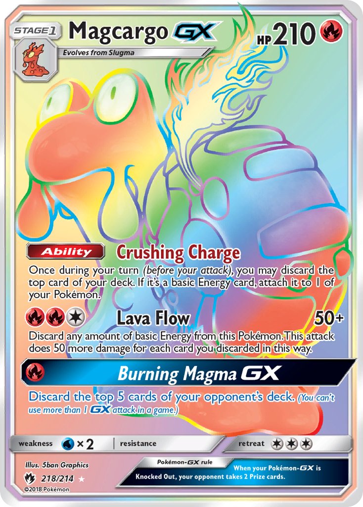 #218 Magcargo-GX