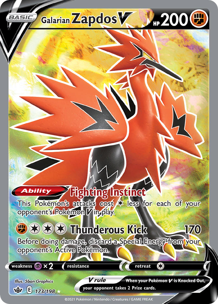 #173 Galarian Zapdos V