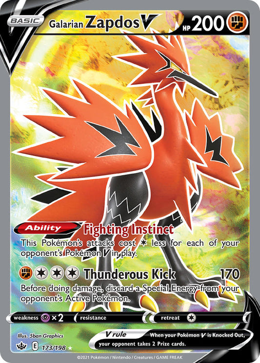 #173 Galarian Zapdos V