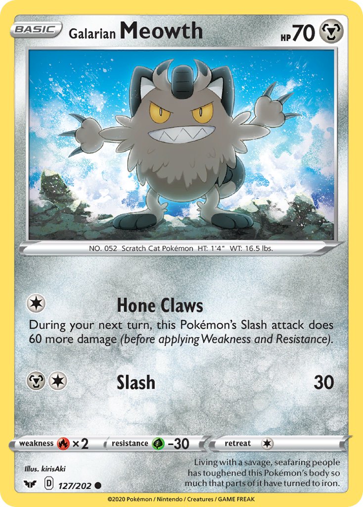 #127 Galarian Meowth