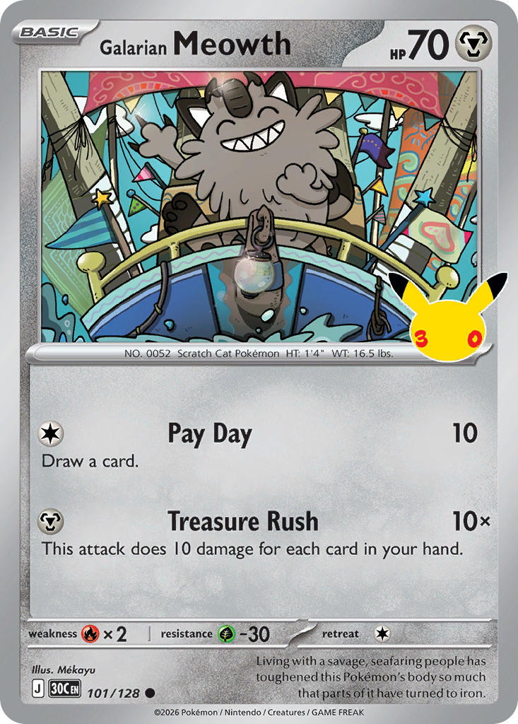 #101 Galarian Meowth