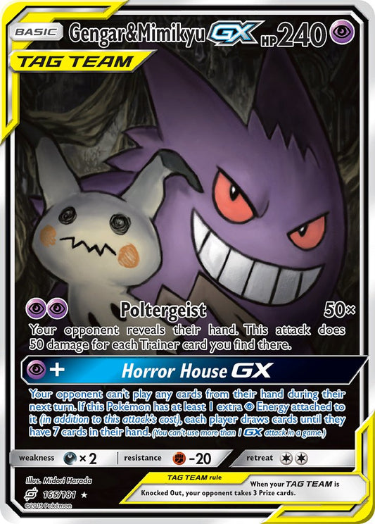 #165 Gengar & Mimikyu-GX