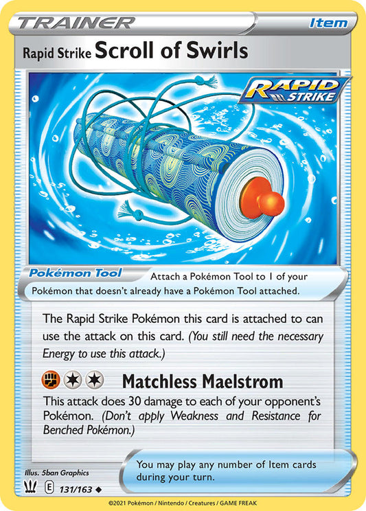 #131 Rapid Strike Scroll of Swirls