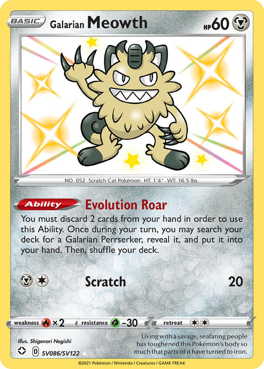 #SV086 Galarian Meowth