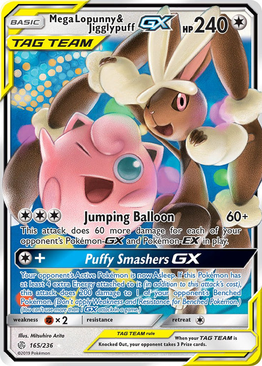 #165 Mega Lopunny & Jigglypuff-GX