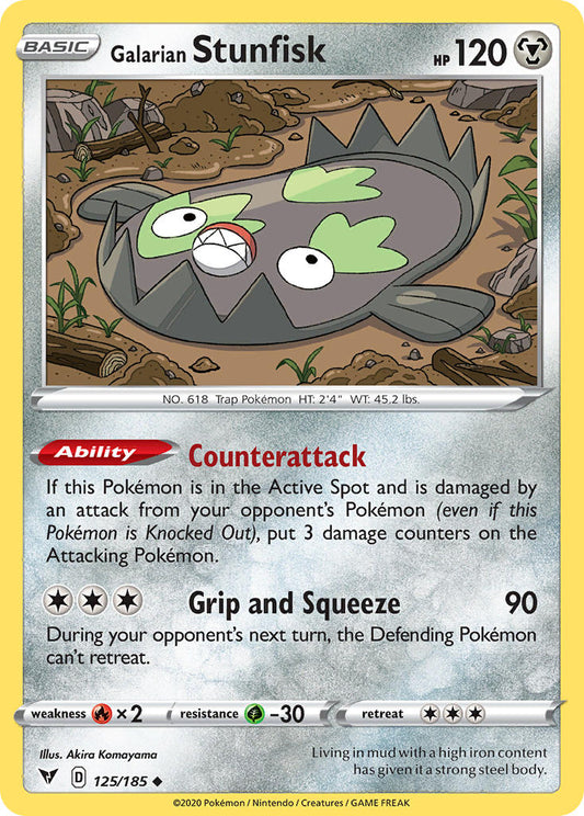 #125 Galarian Stunfisk