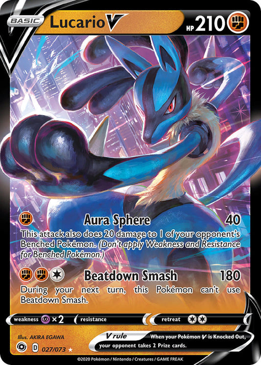 #027 Lucario V 