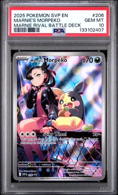#206 Marnie's Morpeko PSA 10