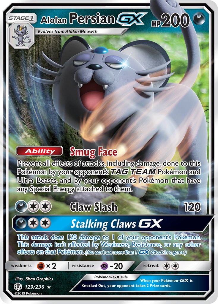 #129 Alolan Persian-GX