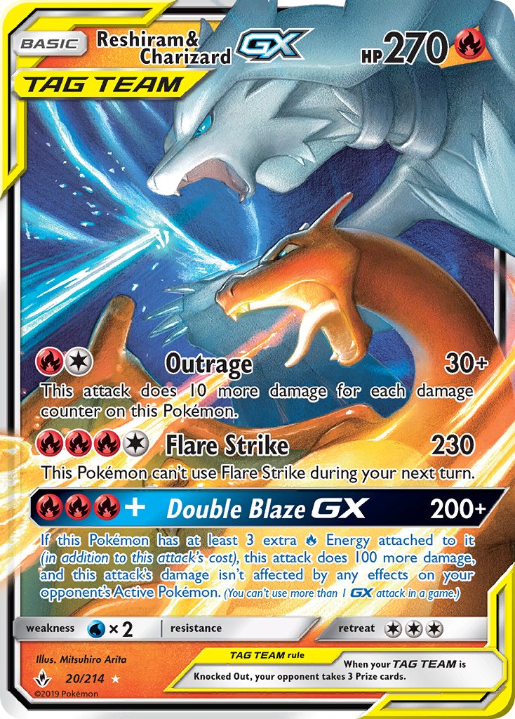 #020 Reshiram & Charizard-GX