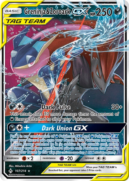 #107 Greninja & Zoroark-GX