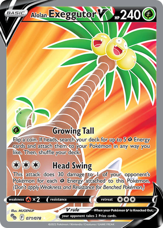 #071 Alolan Exeggutor V