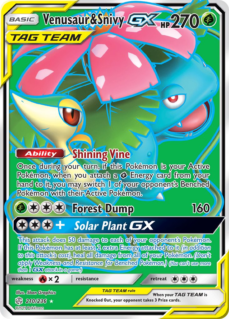 #210 Venusaur & Snivy-GX