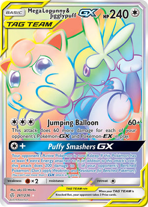 #261 Mega Lopunny & Jigglypuff-GX