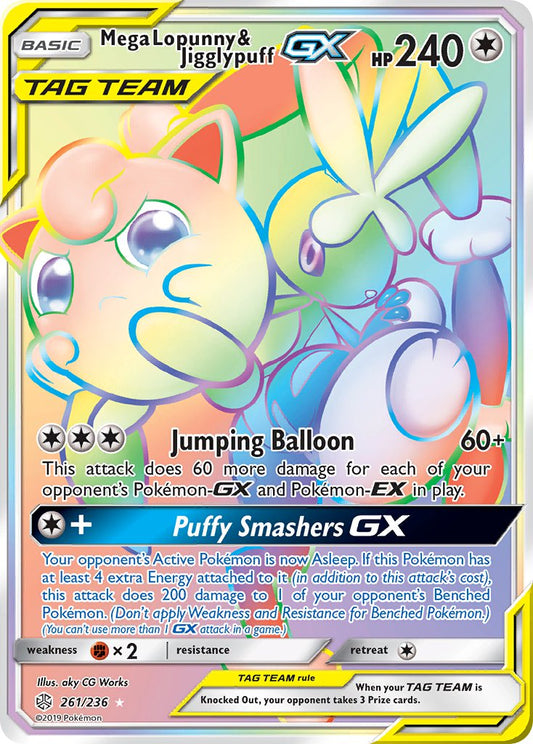 #261 Mega Lopunny & Jigglypuff-GX
