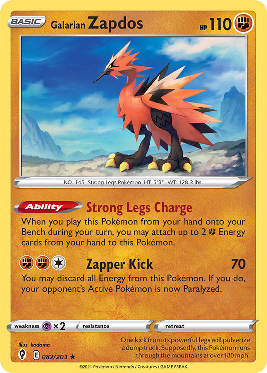 #082 Galarian Zapdos