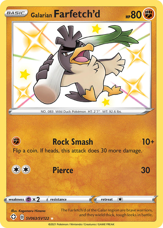#SV063 Galarian Farfetch'd