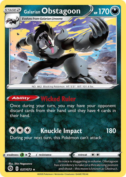 #037 Galarian Obstagoon 