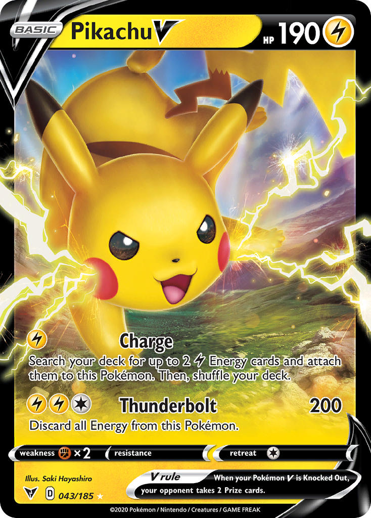 #043 Pikachu V