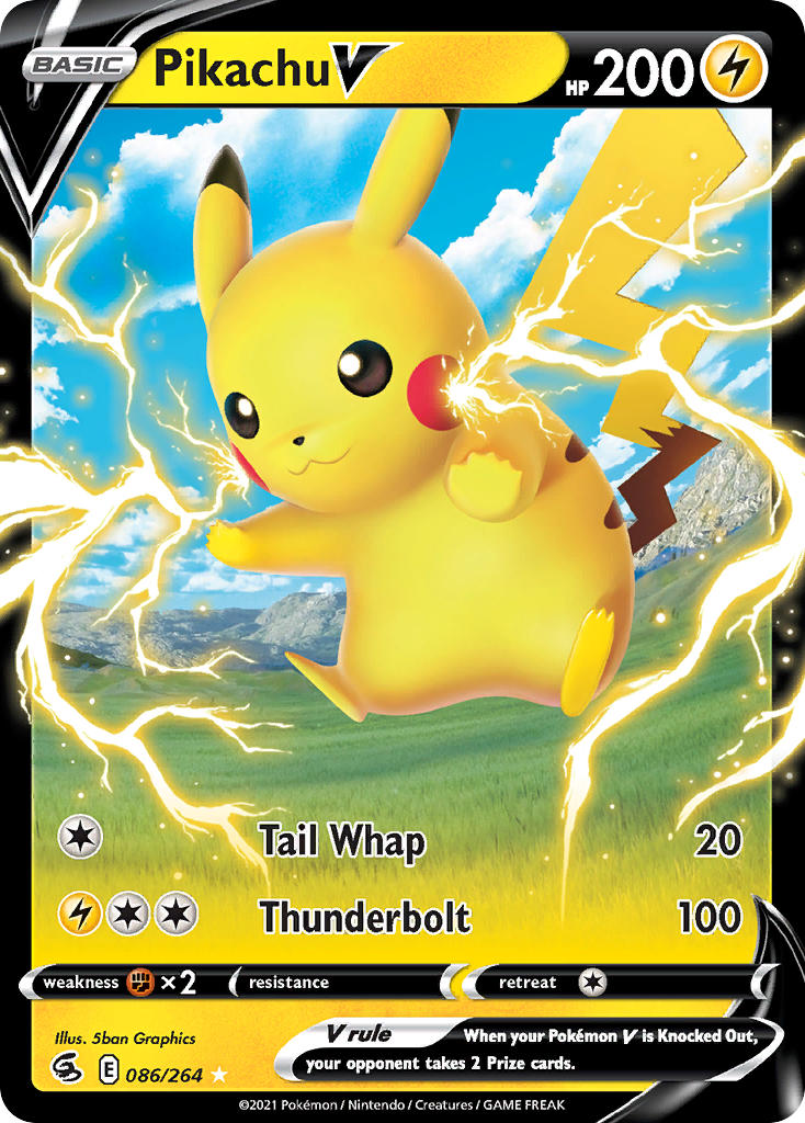 #086 Pikachu V