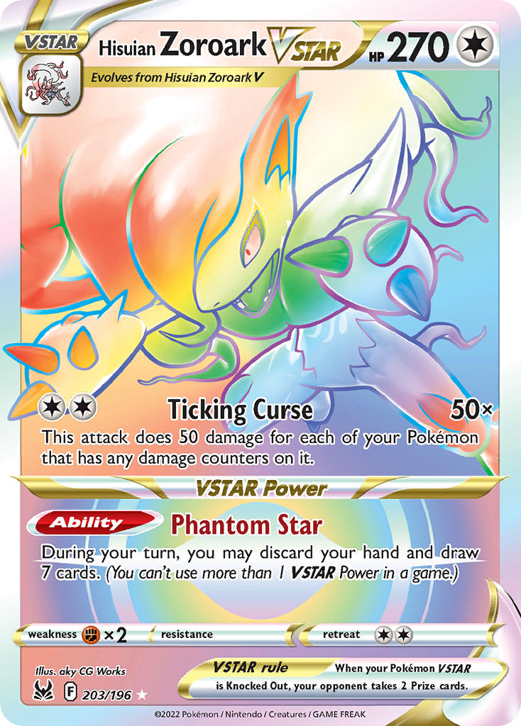 #203 Hisuian Zoroark VSTAR
