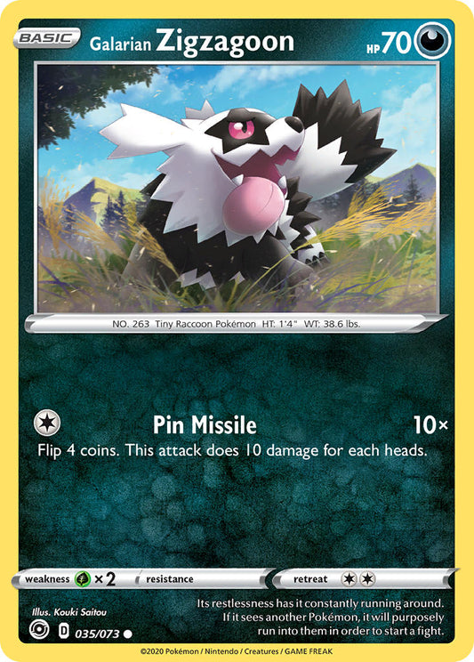 #035 Galarian Zigzagoon 