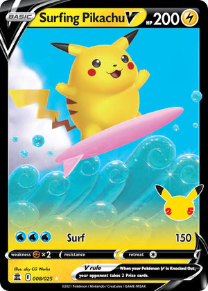 #008 Surfing Pikachu V