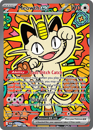 #121 Meowth ex