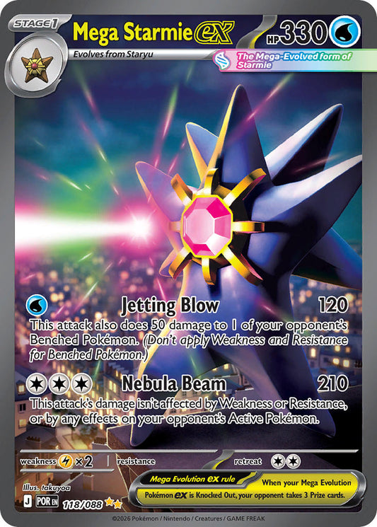 #118 Mega Starmie ex