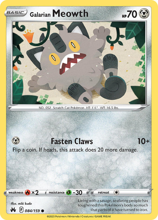 #084 Galarian Meowth