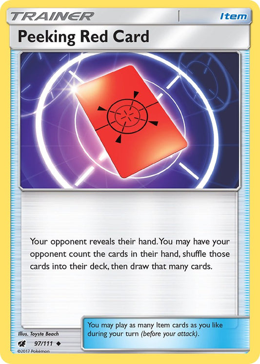 #097 Peeking Red Card