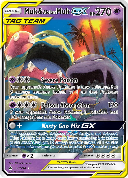 #061 Muk & Alolan Muk-GX