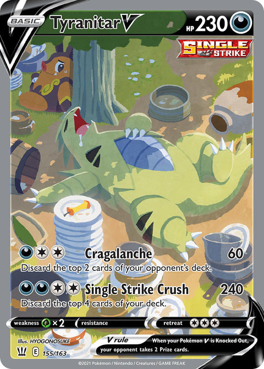 #155 Tyranitar V