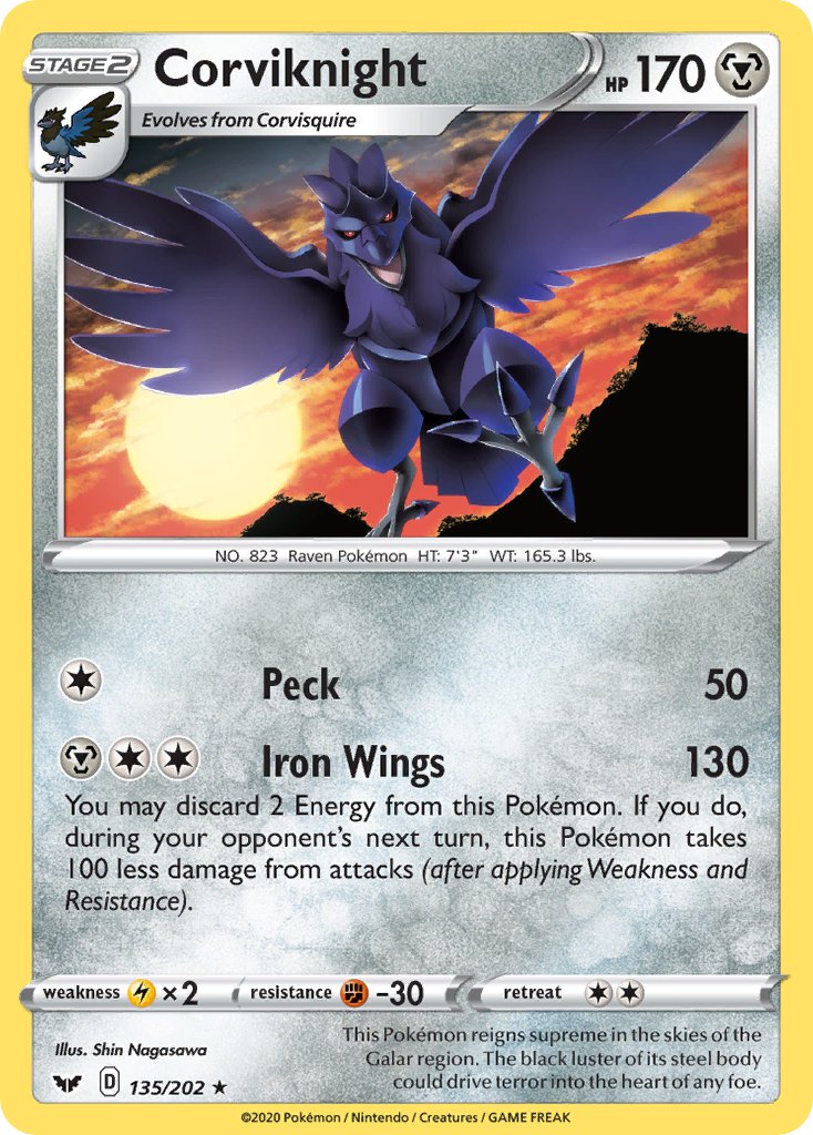#135 Corviknight