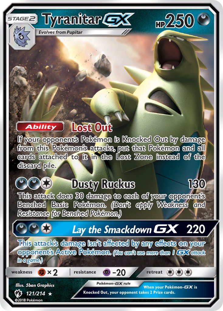 #121 Tyranitar-GX
