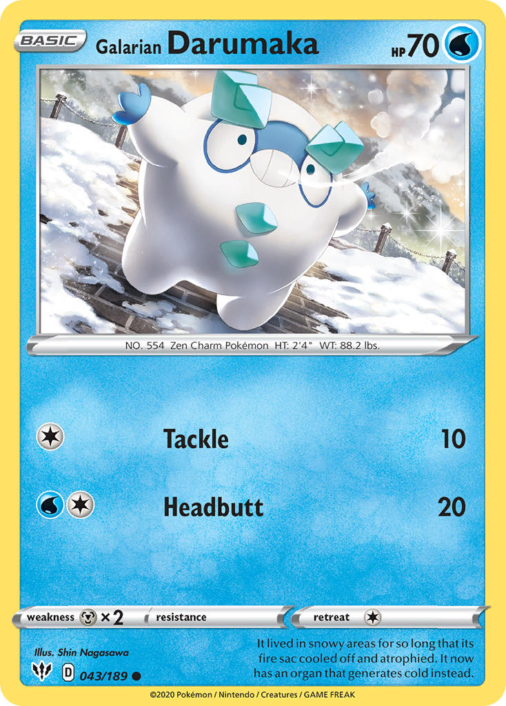 #043 Galarian Darumaka