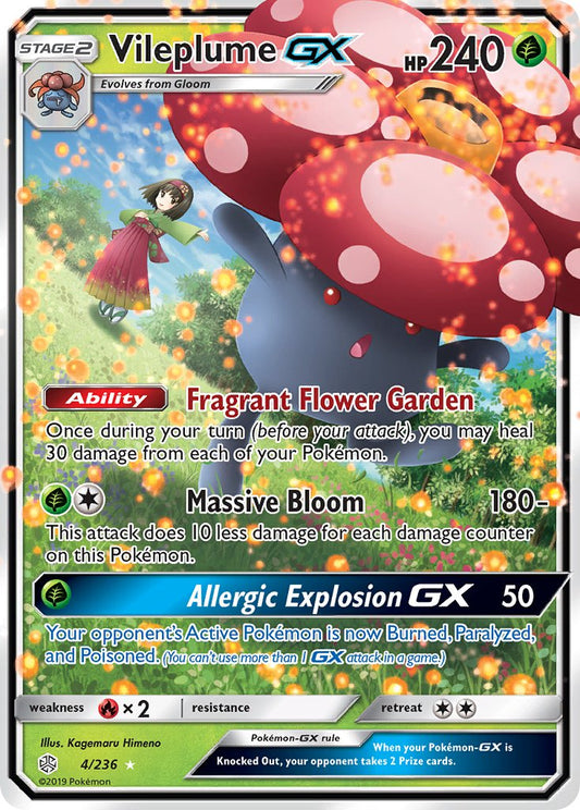 #004 Vileplume-GX