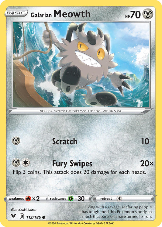#112 Galarian Meowth
