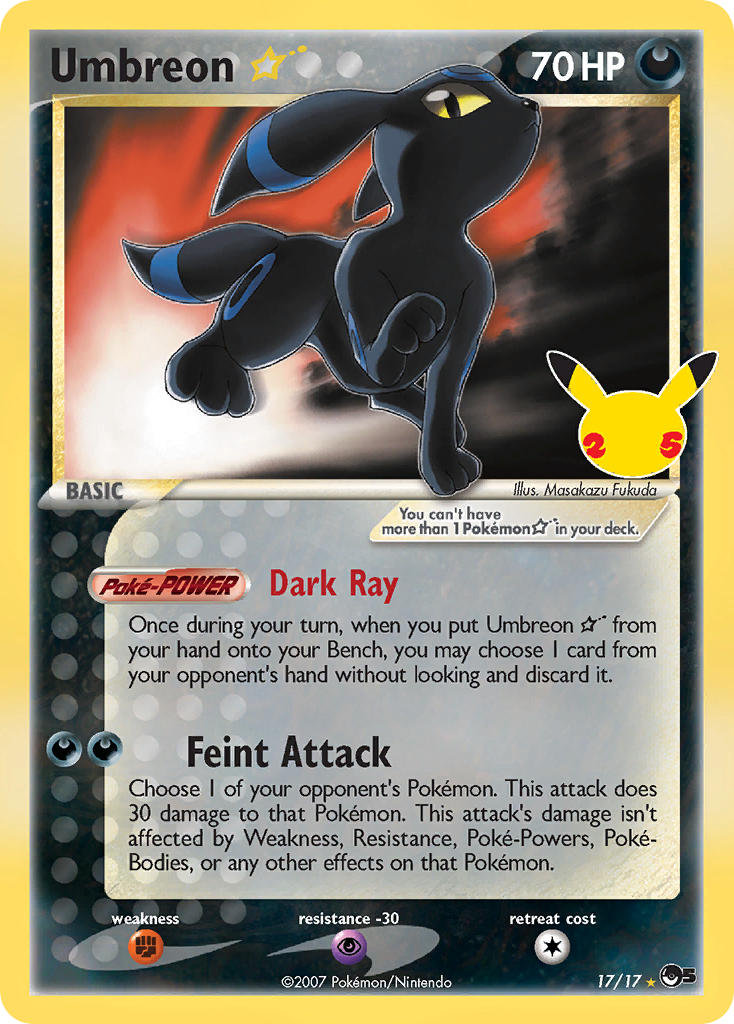 #Classic-017 Umbreon ☆
