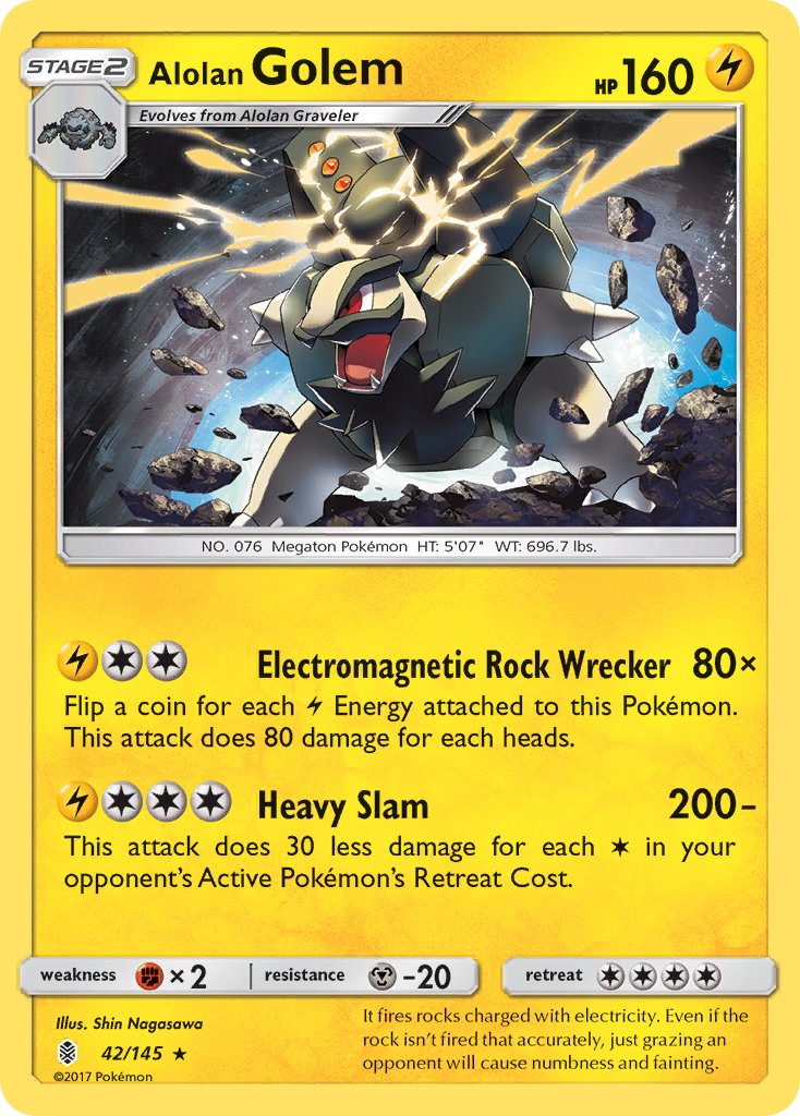 #042 Alolan Golem
