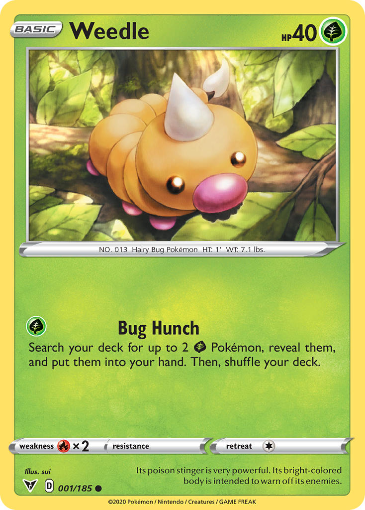 #001 Weedle