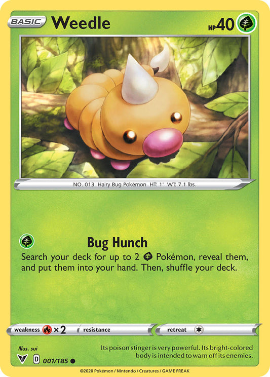#001 Weedle