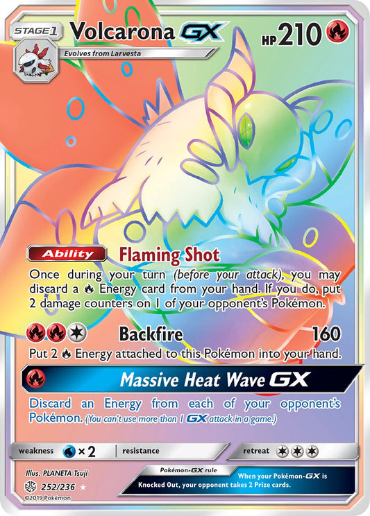 #252 Volcarona-GX
