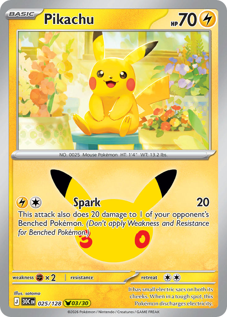 #025 Pikachu (3/30)