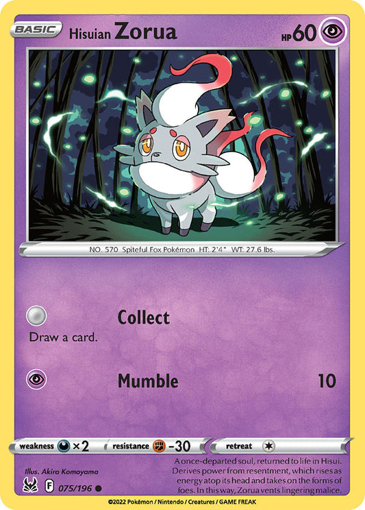 #075 Hisuian Zorua