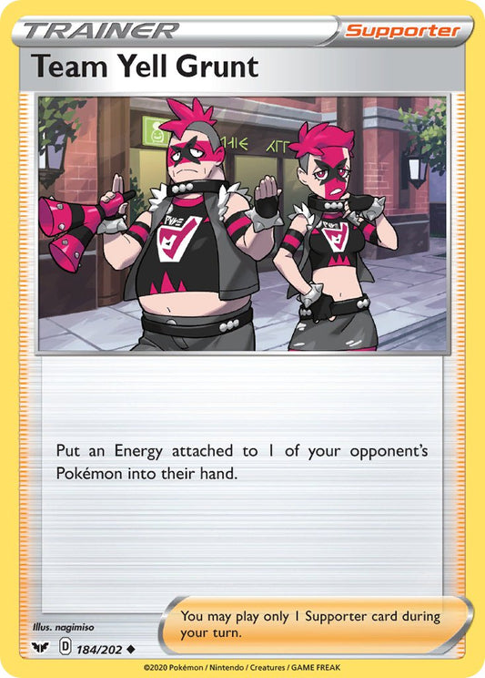 #184 Team Yell Grunt